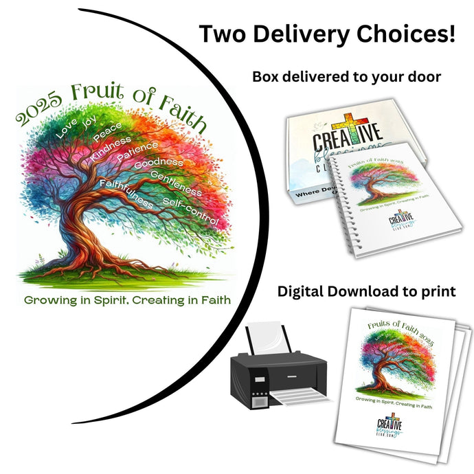 Fruits of Faith - 2025 Creative Blessings Club Monthly Subscription - Blessed Be Boutique