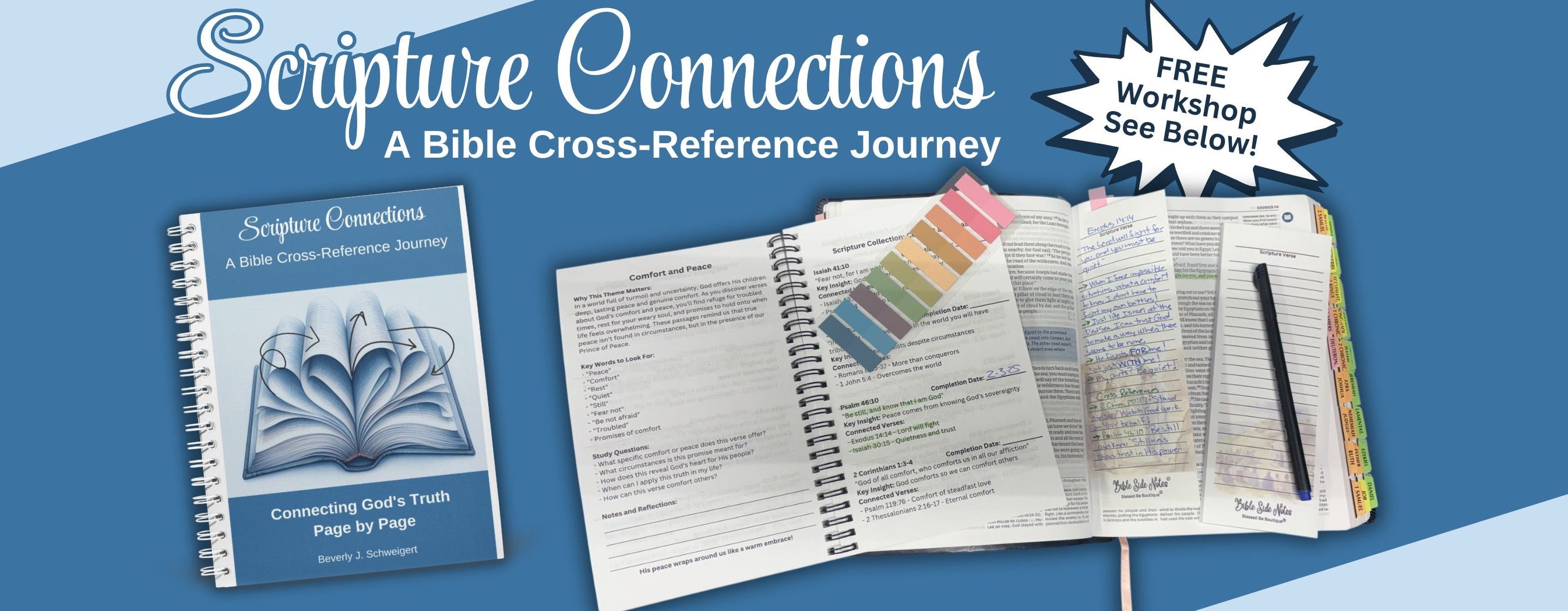 Scripture Connection Chart Scripture Connections - Bible Cross-Reference Journey – Blessed Be Boutique