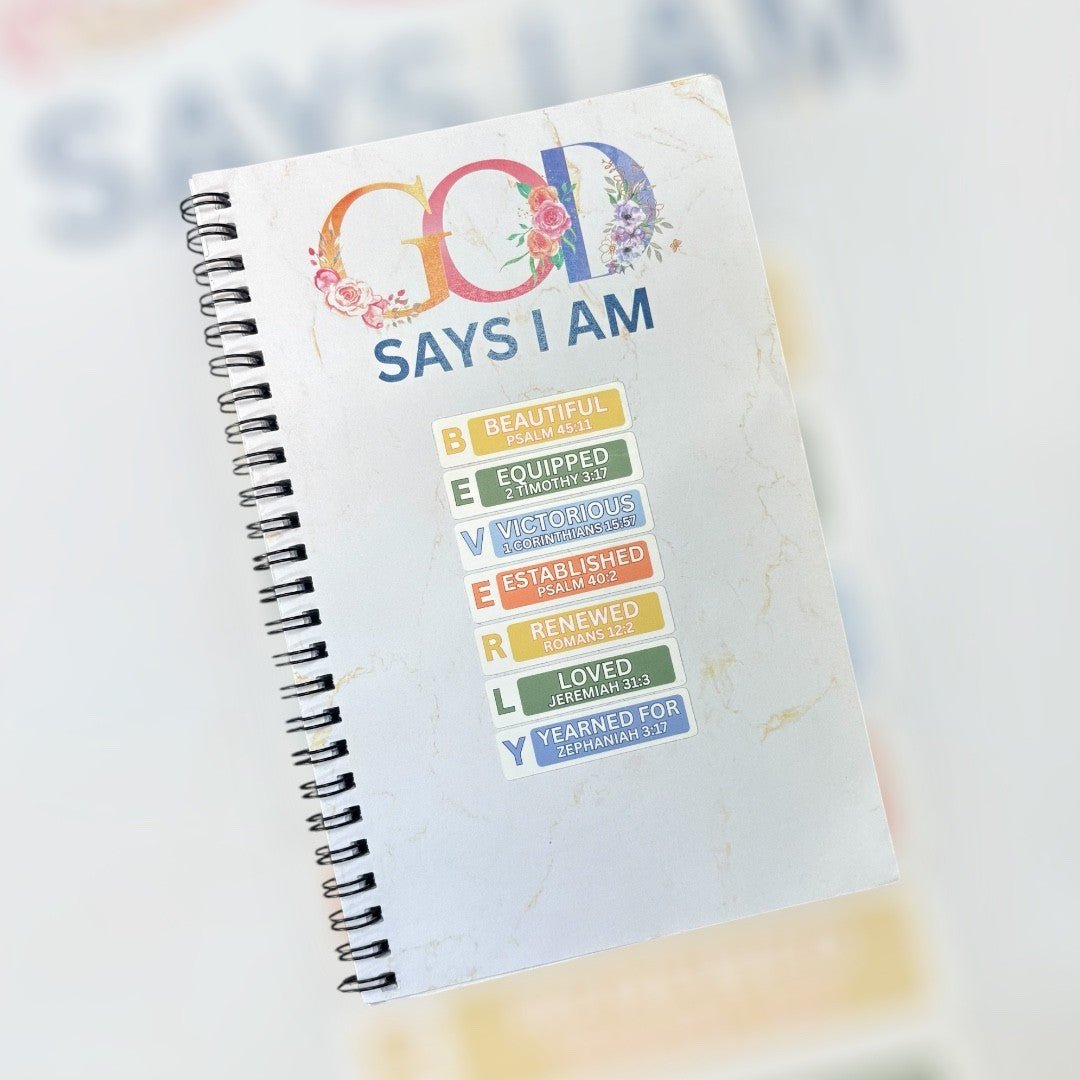 God Says I Am: Embrace Who You Were Created to Be Devotional Journal - Blessed Be Boutique