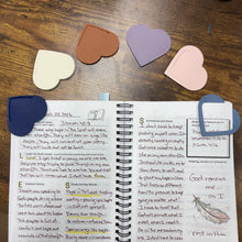 Load image into Gallery viewer, Leather Heart Bookmark Set - Blessed Be Boutique