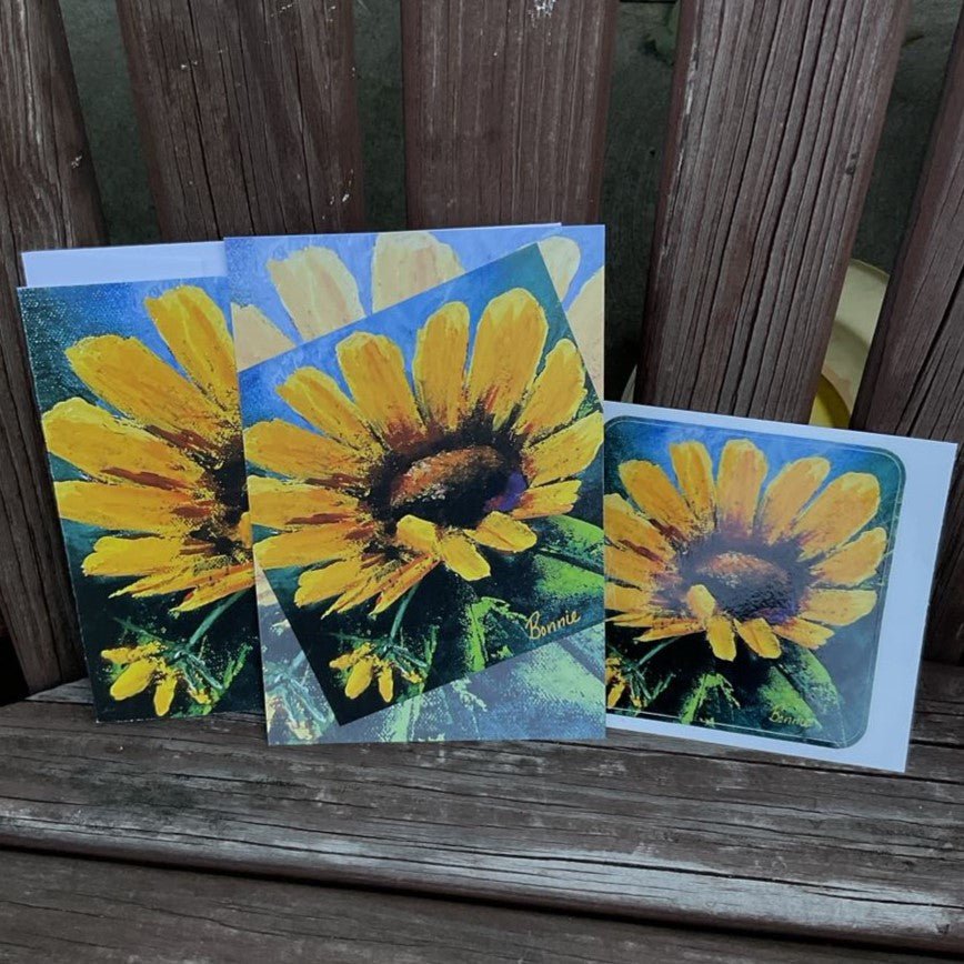 Original Artwork Gift Sets (Greeting Card, Postcard, & Sticker) - 7 Design Choices - Blessed Be Boutique