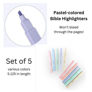 Pastel Highlighters for Bibles - Blessed Be Boutique