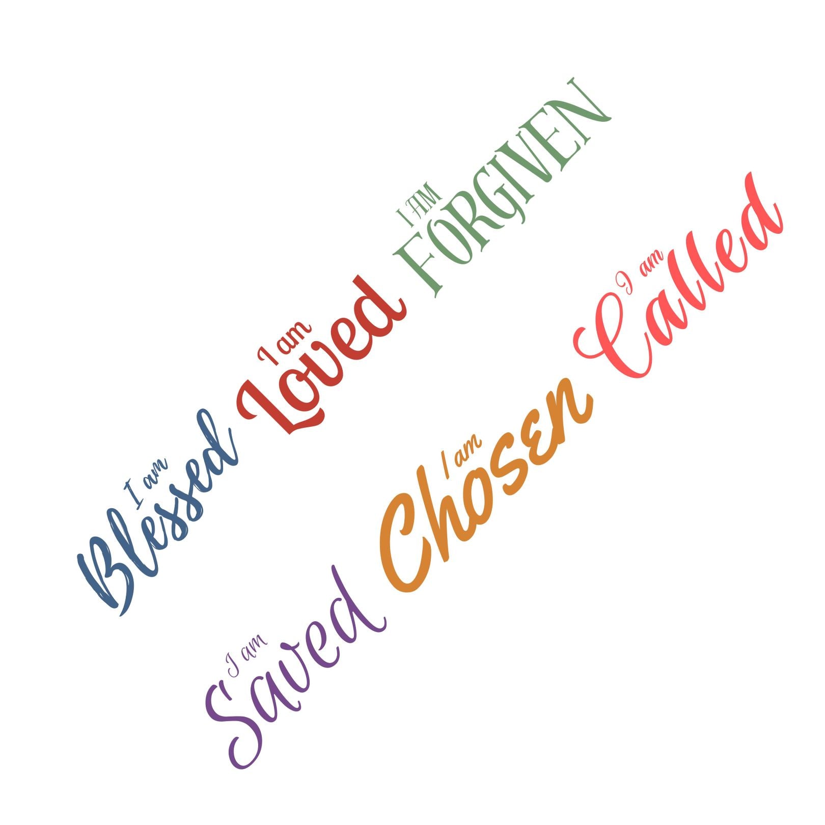 Scriptural Accents Premium PET Tape - Blessed Be Boutique