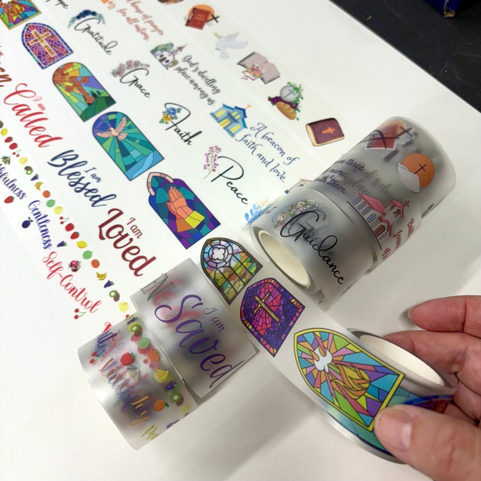 Scriptural Accents Premium PET Tape - Blessed Be Boutique