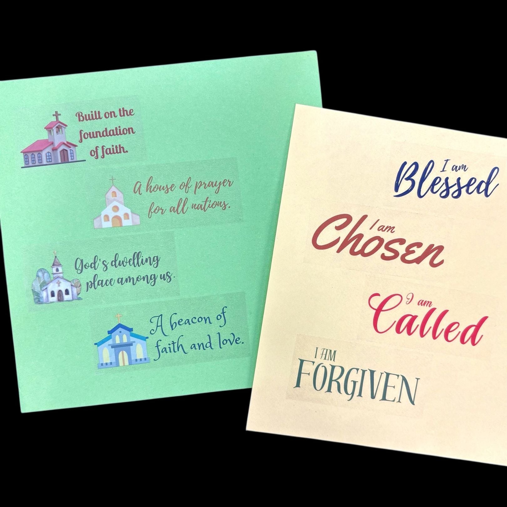 Scriptural Accents Premium PET Tape - Blessed Be Boutique