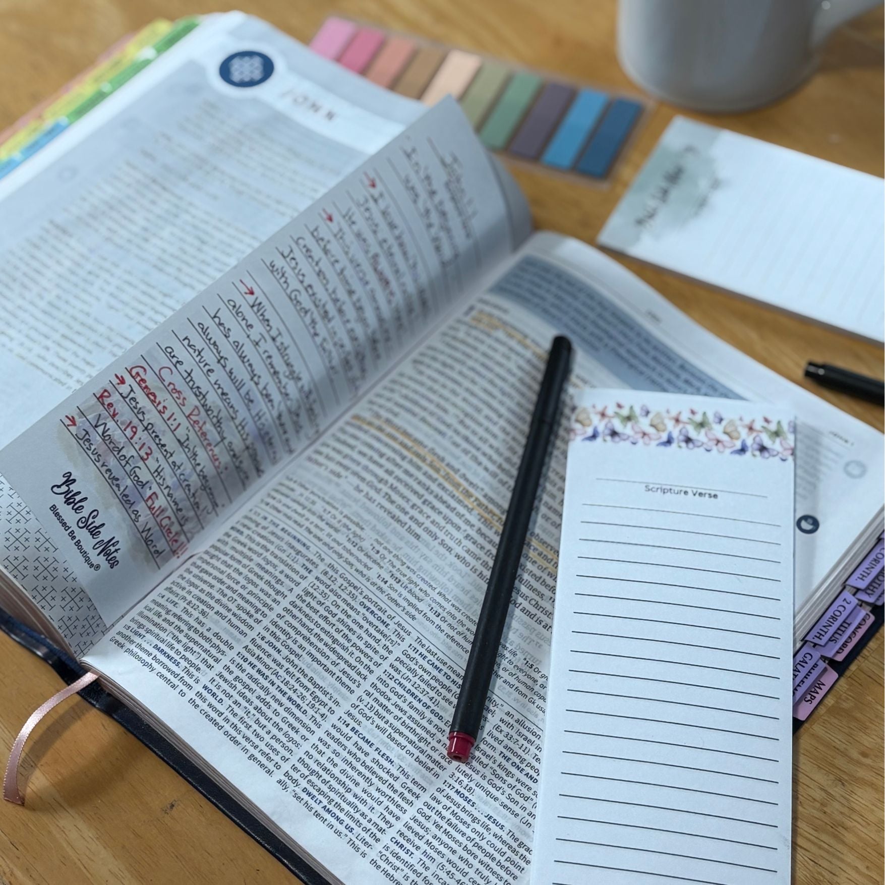 Scripture Connections - Bible Cross - Reference Journey - Blessed Be Boutique