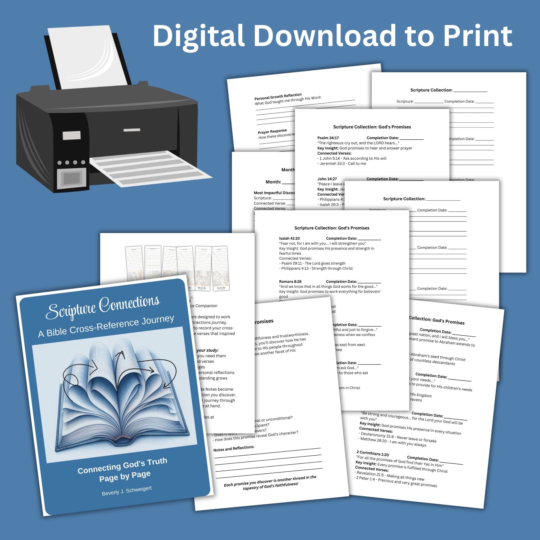 Scripture Connections - Bible Cross - Reference Journey - Blessed Be Boutique