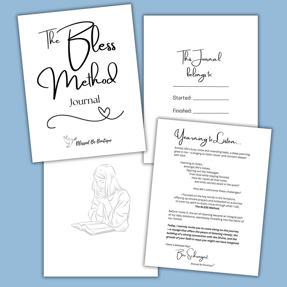 The BLESS Method Digital Download - Decorate Your Own Cover – Blessed ...