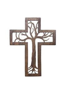 Tree of Life Walnut Cross - Blessed Be Boutique