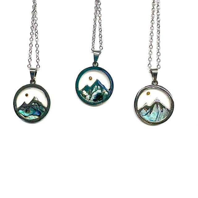 Your Faith Can Move Mountains – Mustard Seed & Abalone Necklace - Blessed Be Boutique