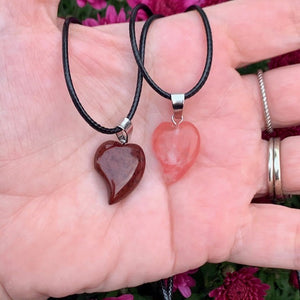 Stone Heart Necklaces - Necklace