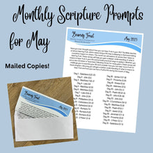 Load image into Gallery viewer, 2023 May Scripture Journaling Prompts - Mailed Copies - Blessed Be Boutique