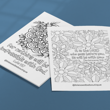 Load image into Gallery viewer, 2023 Winter Coloring Pages Printed - Blessed Be Boutique