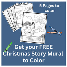Load image into Gallery viewer, Christmas Story Mural Digital Download