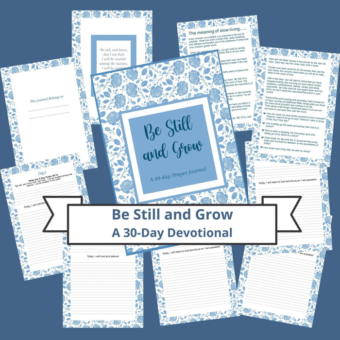 Be Still and Grow Journal - Blessed Be Boutique