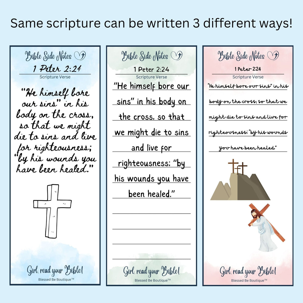 Bible Side Notes®! Printed by Post-It® Brand – Blessed Be Boutique