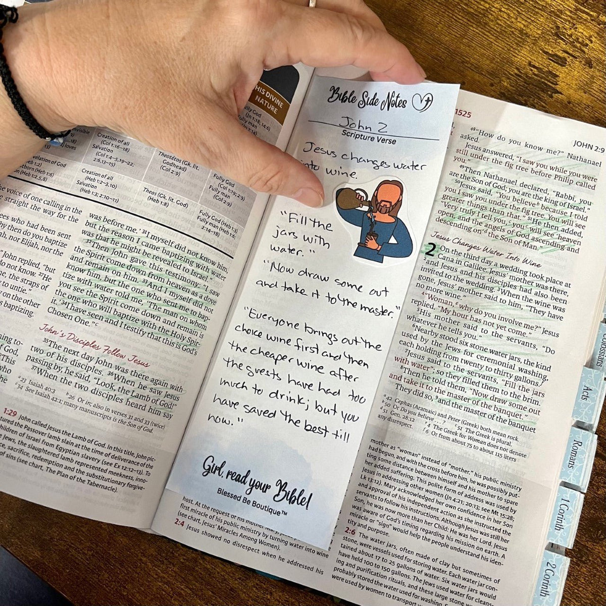 Side Note Sticker Magazine Bible Side Notes®! Printed by Post-It® Brand – Blessed Be Boutique