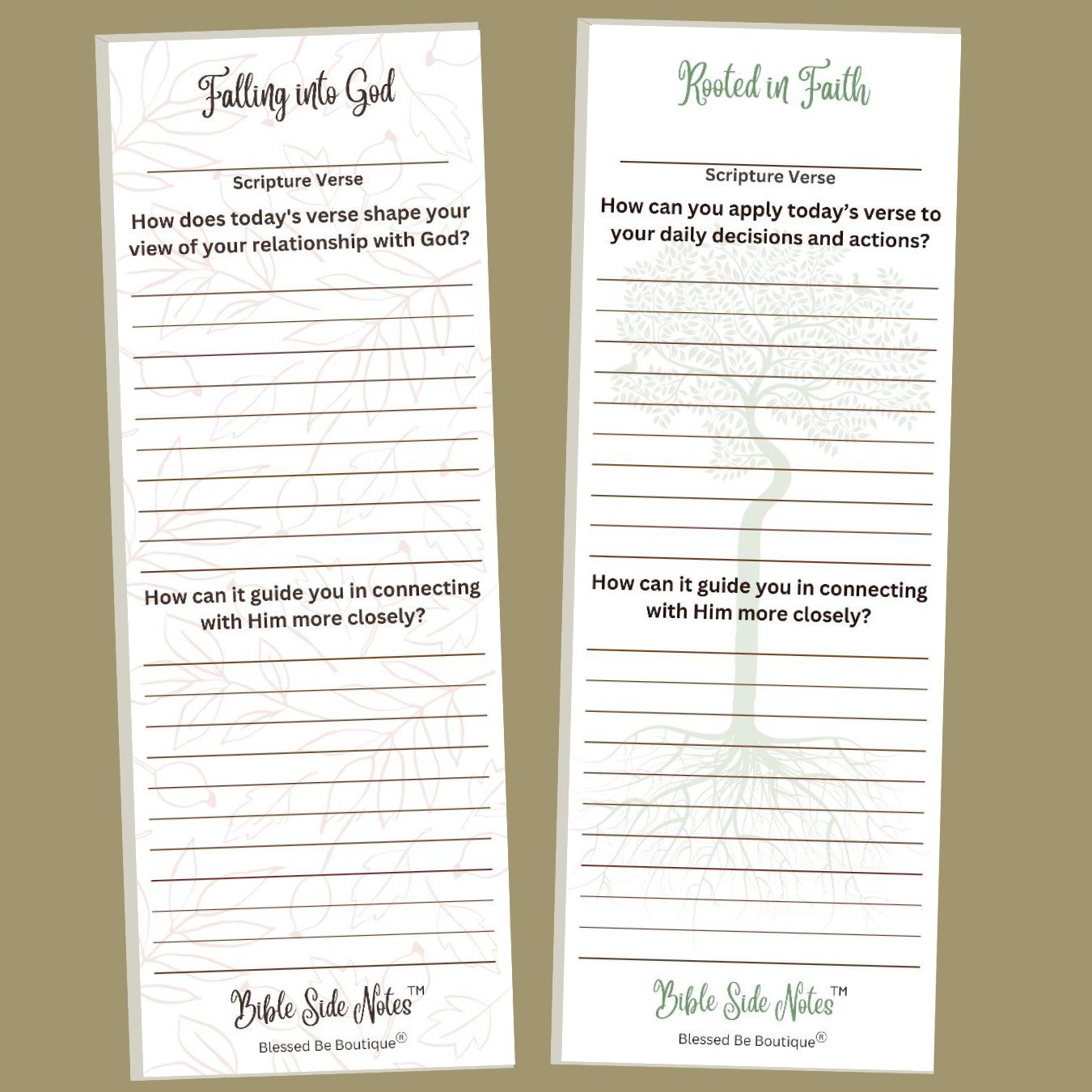 Green Bible Side Notes W/ Lines Bible Post-it Notes Bible Sticky