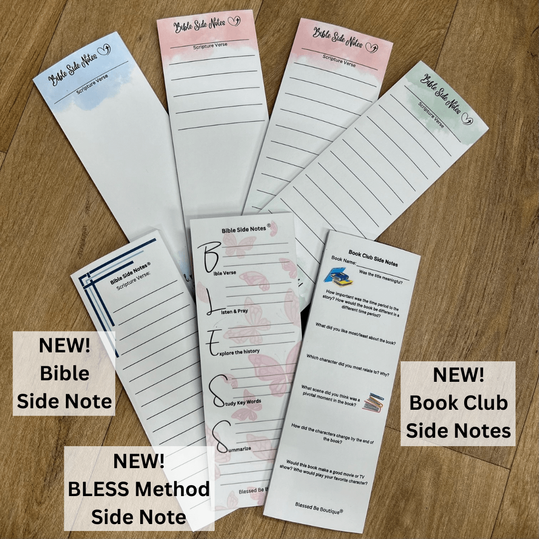 Bible Side Notes Bible Journaling Tool Bible Post-it® Notes Bible Sticky  Notes Christian Gifts Bible Study Bible Notes Set of 2 
