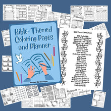 Load image into Gallery viewer, Bible Themed Coloring Pages and Planner - Blessed Be Boutique