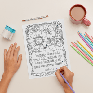 Bible Verse Coloring Book - Blessed Be Boutique