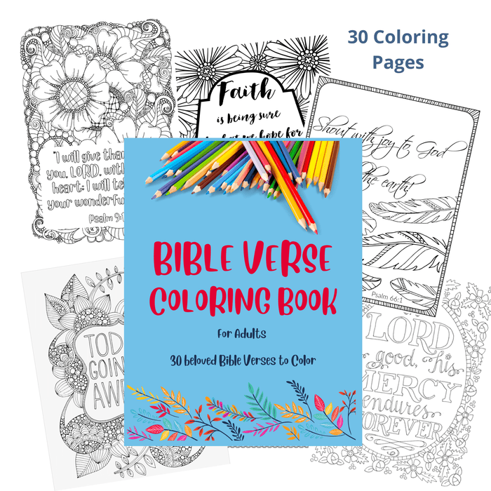 Bible Verse Coloring Book - Blessed Be Boutique
