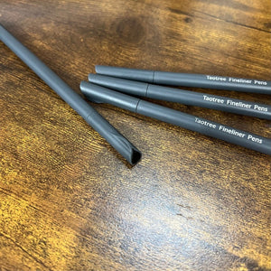 Black Fineliner Pen Set - Set of 3 or Singles - Blessed Be Boutique