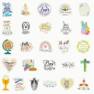 BONUS Christian Sticker Pack Set - Blessed Be Boutique