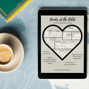 Books of the Bible Tracker Download - Blessed Be Boutique