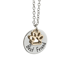 Brad's Deal Paw Best Friend Necklace - Blessed Be Boutique