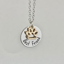 Load image into Gallery viewer, Brad&#39;s Deal Paw Best Friend Necklace - Blessed Be Boutique