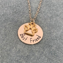 Load image into Gallery viewer, Brad&#39;s Deal Paw Best Friend Necklace - Blessed Be Boutique