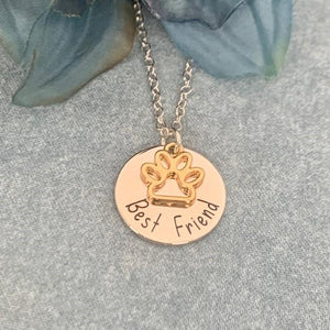 Brad's Deal Paw Best Friend Necklace - Blessed Be Boutique