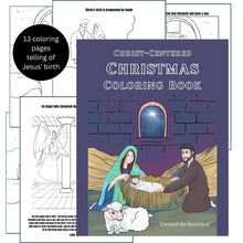 Load image into Gallery viewer, Christ-Centered Christmas Coloring Book Digital Download FREE! - Blessed Be Boutique