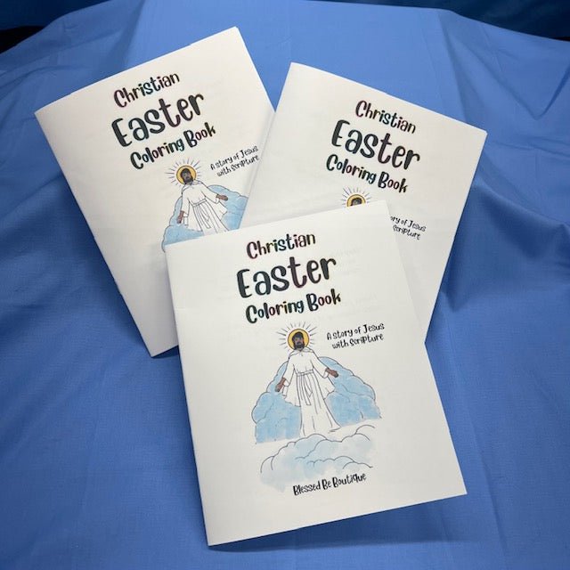 Christian Easter Coloring Book Printed - Blessed Be Boutique