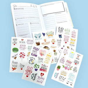 Christian Sticker and Planner Sheets - 16 Sheets - Blessed Be Boutique