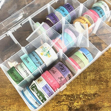 Load image into Gallery viewer, Clear Storage Box with Adjustable Dividers - Blessed Be Boutique