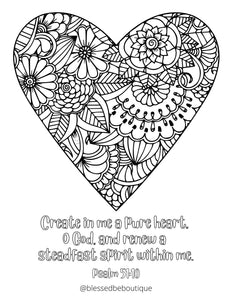 Create in Me a Pure Heart - Blessed Be Boutique