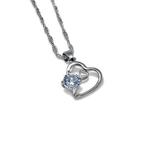 Load image into Gallery viewer, Crystal and Hearts Necklace - Blessed Be Boutique