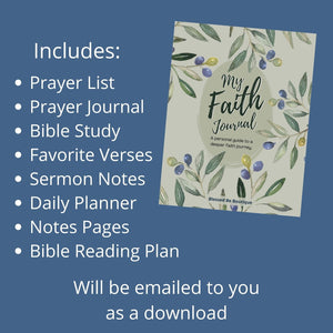 Faith Journal Download - Blessed Be Boutique