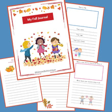Load image into Gallery viewer, Fall Kid&#39;s Journal with Writing Prompts - Blessed Be Boutique