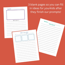 Load image into Gallery viewer, Fall Kid&#39;s Journal with Writing Prompts - Blessed Be Boutique