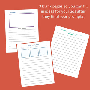 Fall Kid's Journal with Writing Prompts - Blessed Be Boutique