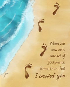 Footprints in the Sand Download - Blessed Be Boutique