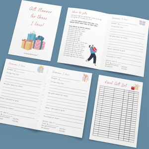 Gift Planning Made Easy Booklet Download - Blessed Be Boutique