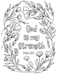 God is My Strength - Blessed Be Boutique