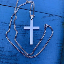 Load image into Gallery viewer, Gold, Silver or Black Cross Statement Necklace - Blessed Be Boutique