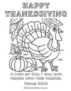 Happy Thanksgiving - Blessed Be Boutique