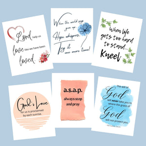 Inspirational Quotes Wall Art Digital Downloads - Blessed Be Boutique