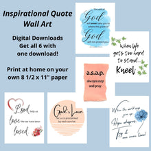 Load image into Gallery viewer, Inspirational Quotes Wall Art Digital Downloads - Blessed Be Boutique